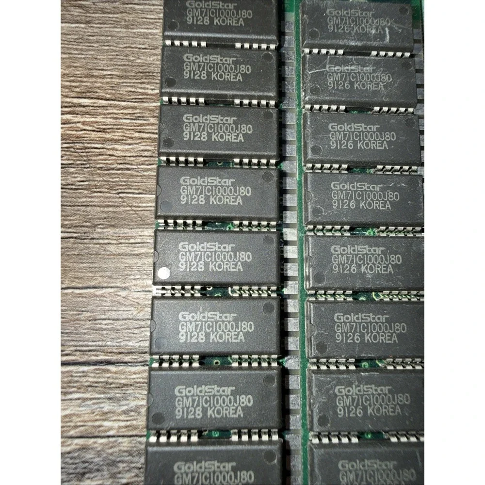 MPM MEMORY GOLDSTAR GM71C1000J80 KOREA ram memory / Bundle Of 3 / Untested
